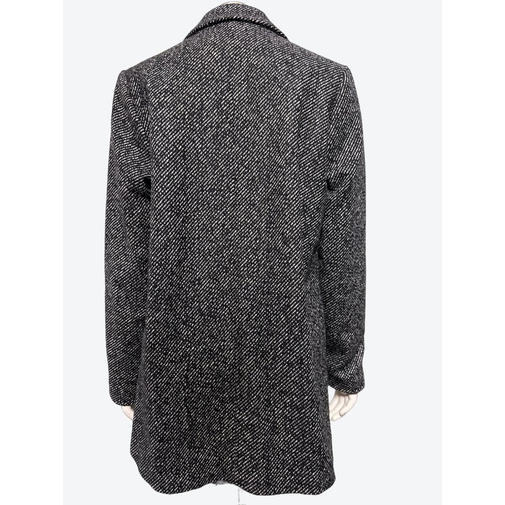 Ambiance Outerwear Black & White Tweed Style Blazer Size S - Picture 3 of 10